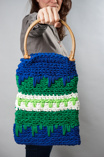 Vaduz - Frühlingsshopper aus Textilgarn Häkelanleitung Spring-2017