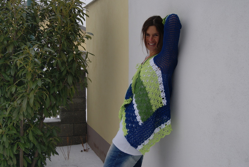 Weste Wasserfall (Oversize für die Größen S - XL) an alle Größen leicht anzupassen