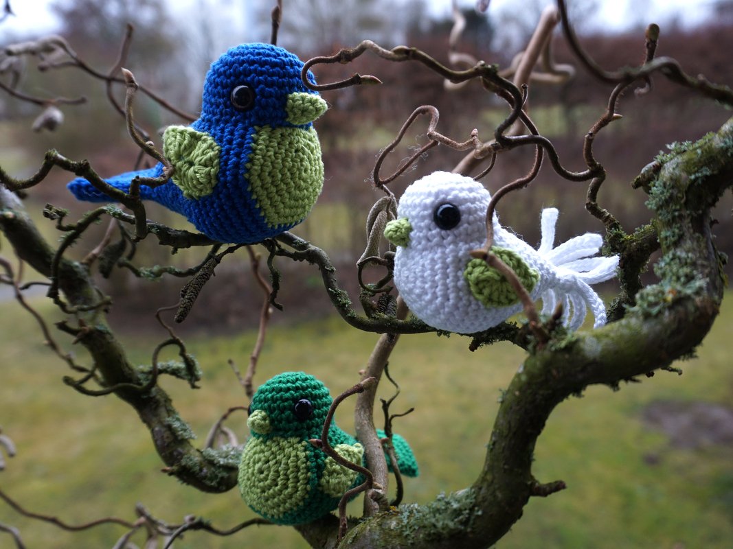 Häkelanleitung Singvögel