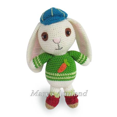 Tim Rabbit the Ami - Amigurumi crochet pattern