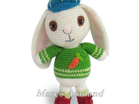 Tim Rabbit the Ami - Amigurumi crochet pattern