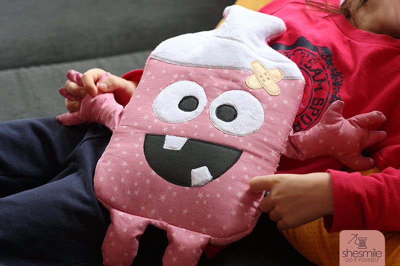 Wärmflaschenbezug "Theo Tröster" (Nähanleitung & Schnittmuster) - Bild 4