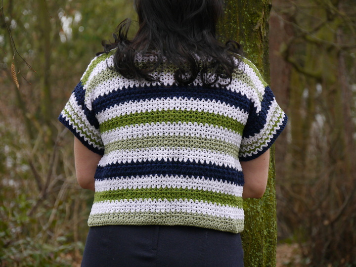 Häkelanleitung Weste/Jacke unisize Frühlingserwachen