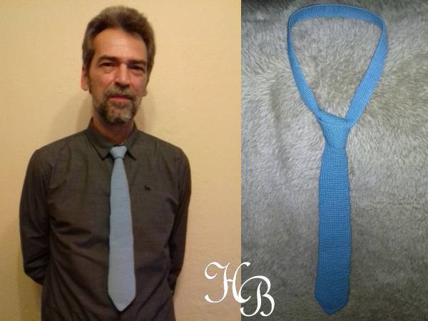 Krawatte - klassisch - Tunesisch Häkeln