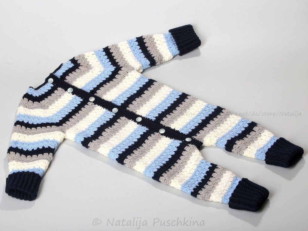 Mitwachsender Overall für Kinder - Häkelanleitung