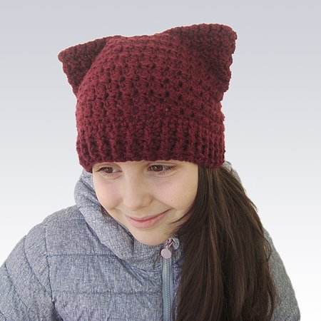 Easy Pussy Cat hat with ears