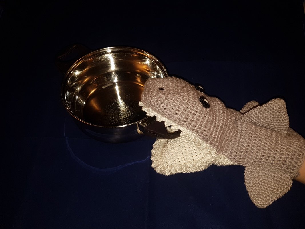 Häkelanleitung Hai-Topfhandschuhe - Bild 3