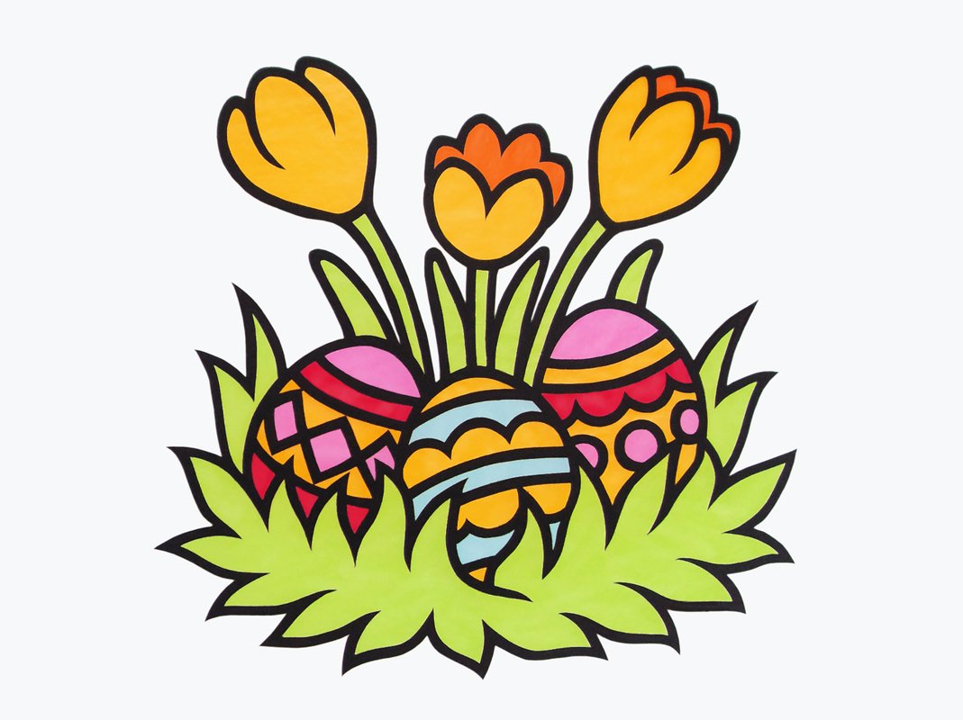 Fensterbild – Osternest – Bastelanleitung mit Vorlagen - Bild 4