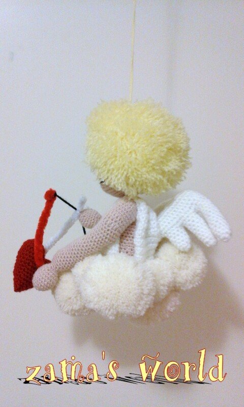 Häkelanleitung Amor auf Wolke - Bild 2