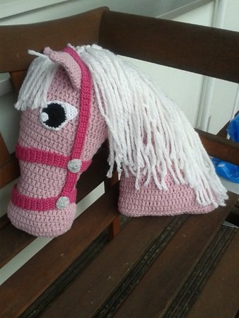 Horse Pillow Crochet Pattern