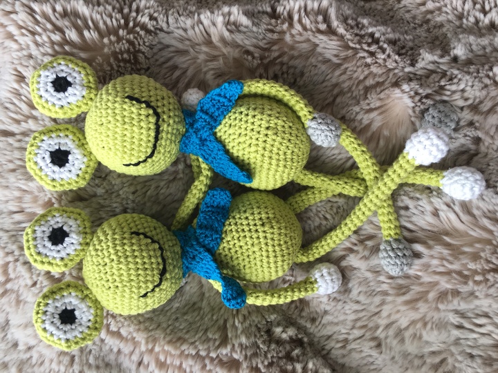 Häkelanleitung Fridolin der Frosch