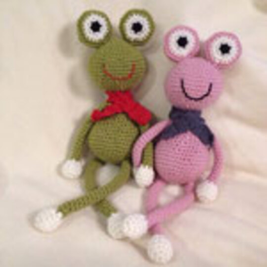 Häkelanleitung Fridolin der Frosch