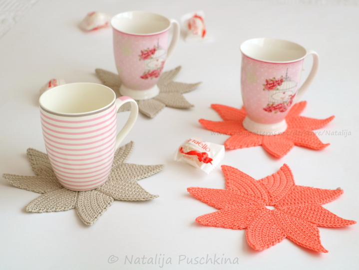 Tassenuntersetzer 'Blume' - H&auml;kelanleitung