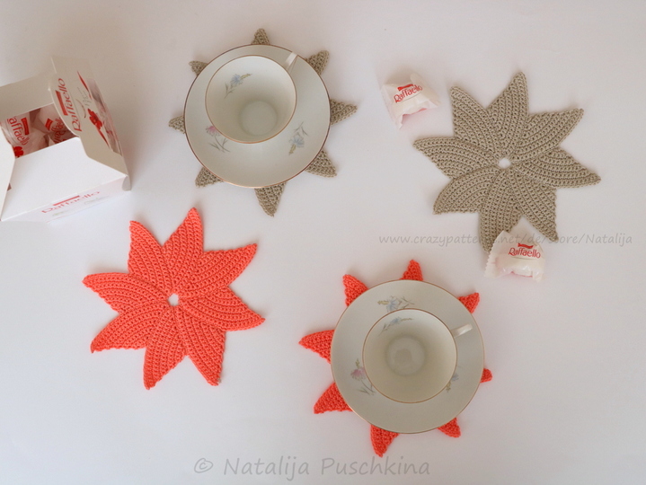 Tassenuntersetzer 'Blume' - H&auml;kelanleitung