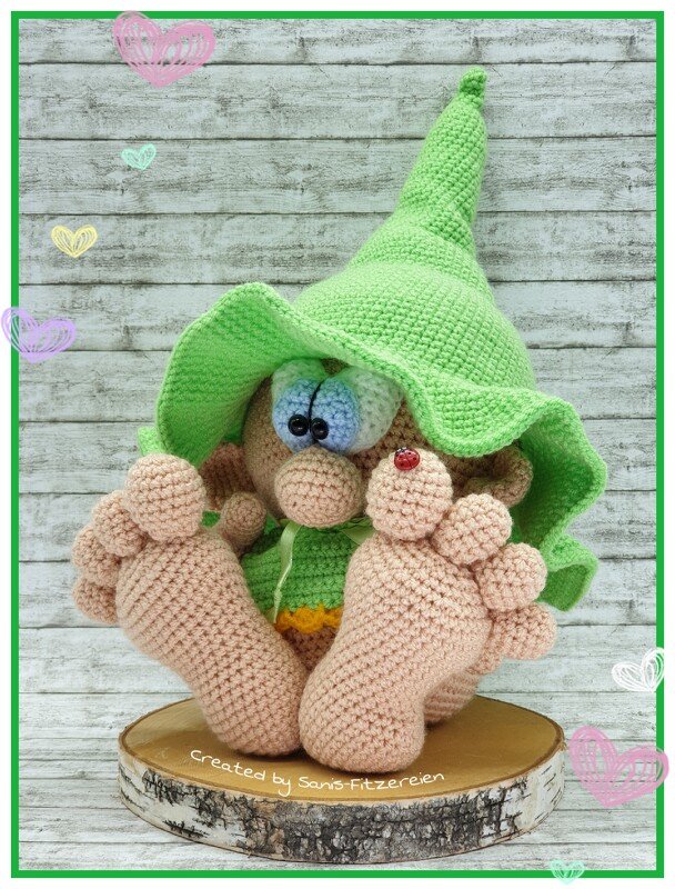 crochet pattern leprechaun, Kobold, english version - Image 4
