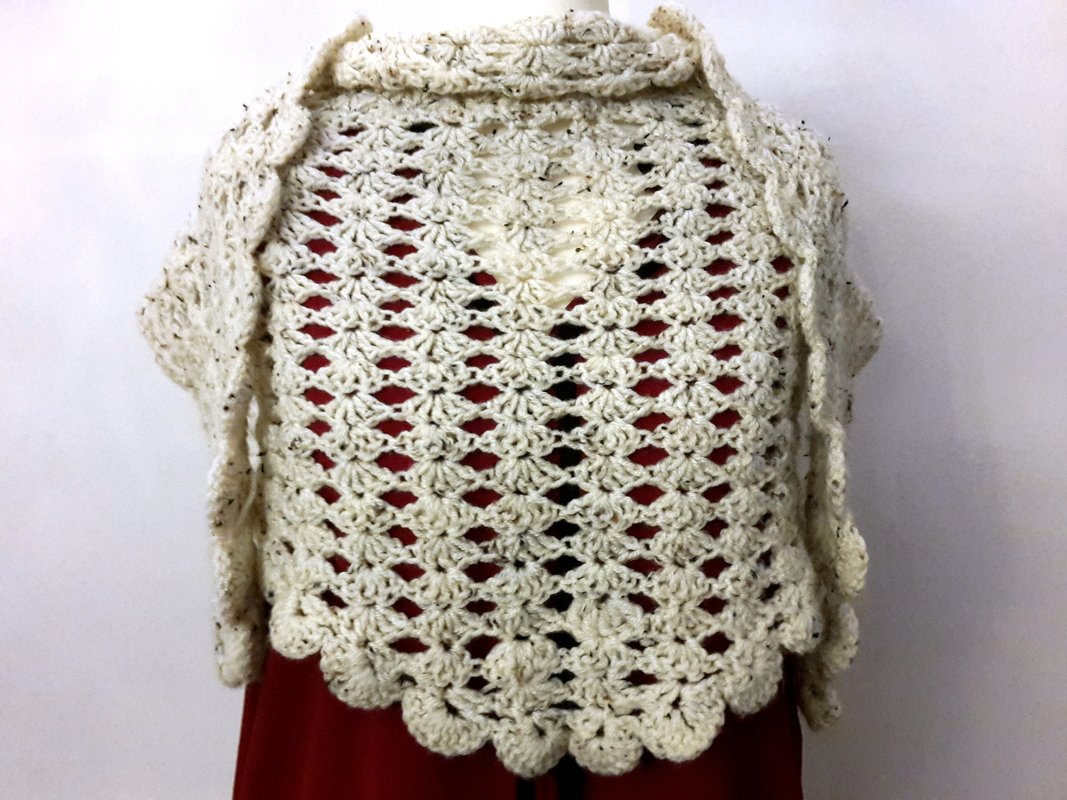 Häkelanleitung Schultertuch Claires Dream