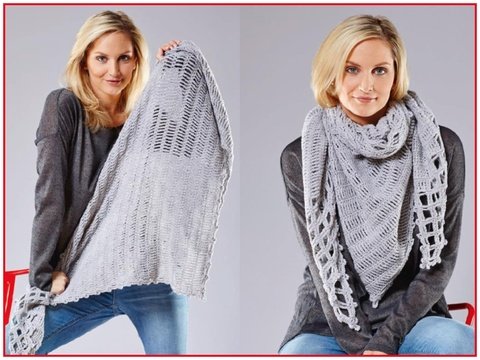 Tuch "Stein" Häkeln