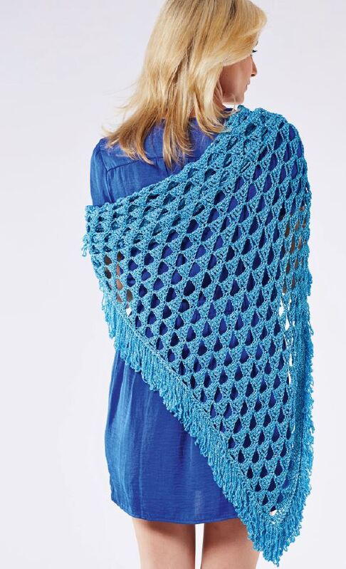 Tuch "Wasser" Häkeln - Bild 4