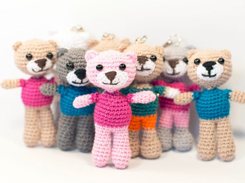 Haekelicious Schlüsselanhänger Bär 