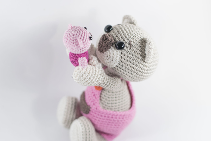 Haekelicious Bären Kombi-Paket 2 Anleitungen Mama und Baby