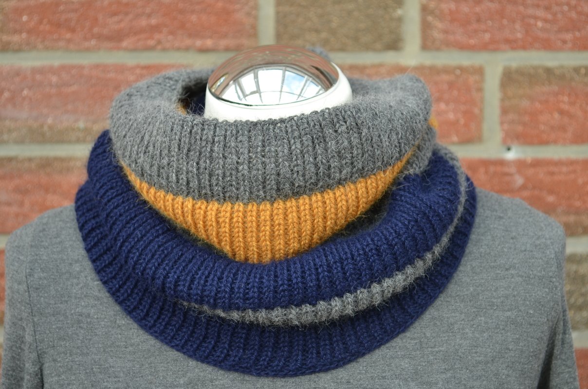 Strickanleitung für Loop im Patentmuster