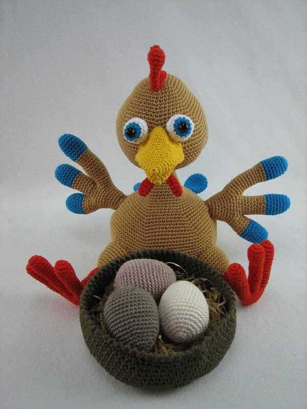 Häkelanleitung "Henne Frieda" - Bild 2