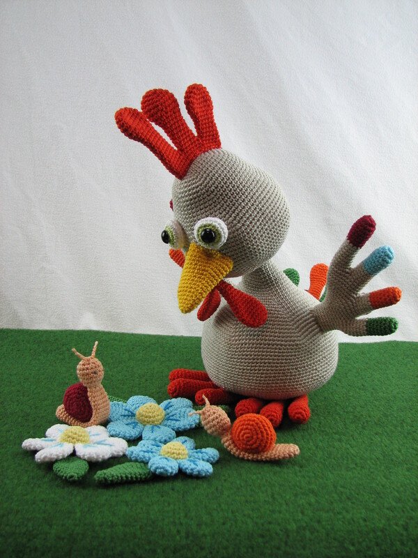 Häkelanleitung "Hahn Frederik" - Bild 4