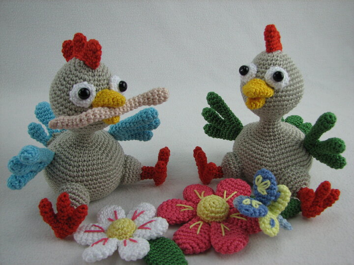 Großes Sparset: Häkelanleitung "Familie Frederik Hahn"