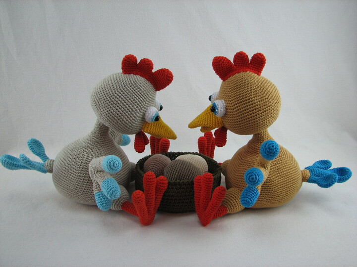 Großes Sparset: Häkelanleitung "Familie Frederik Hahn"