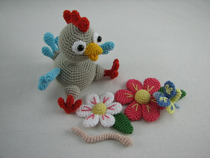 Großes Sparset: Häkelanleitung "Familie Frederik Hahn"