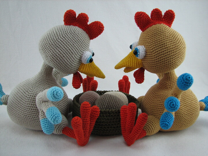 Großes Sparset: Häkelanleitung "Familie Frederik Hahn"