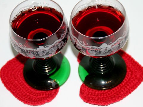 Glasuntersetzer Herz