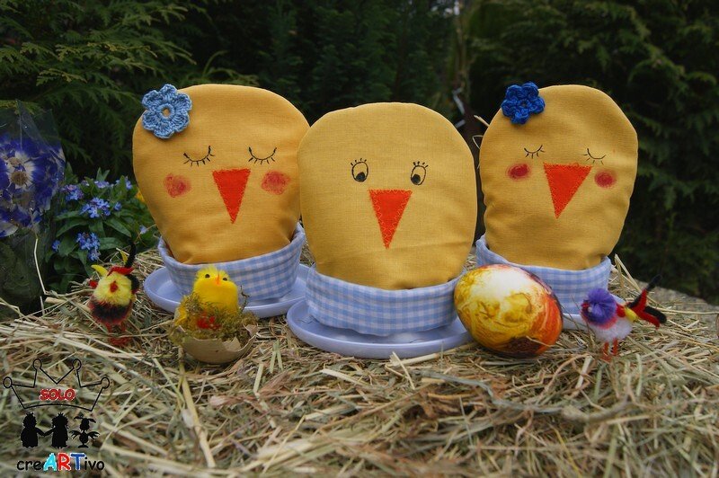 Nähanleitung ☆ Eierwärmer Küken - Bild 2