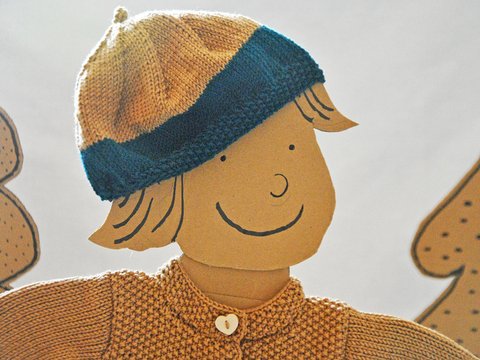 Strickanleitung Babymütze Rumpelstilzchen, 41-48cm, 0-3 Jahre, Anfänger