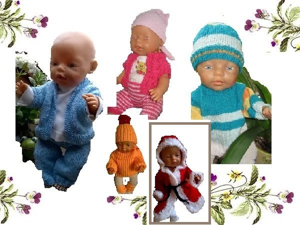 Sparpaket für Baby-Puppe Gr. 42 "Winterkollektion"