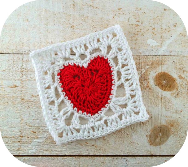 H&auml;kelanleitung Herz und Granny Square