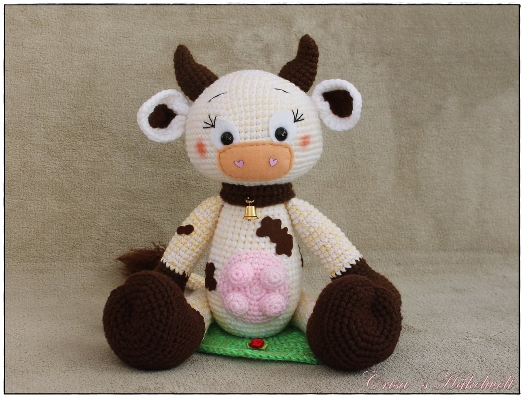 Häkelanleitung ++ Matilda die Kuh ++