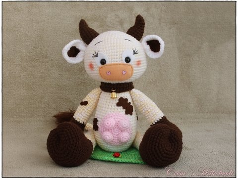 Häkelanleitung ++ Matilda die Kuh ++