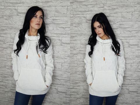 66 Strickanleitung Pullover snow withe