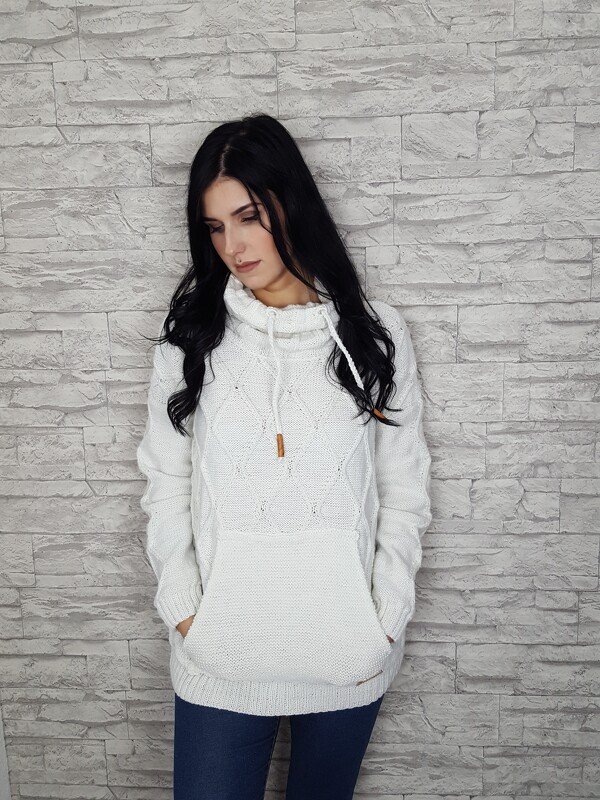 66 Strickanleitung Pullover snow withe - Bild 4