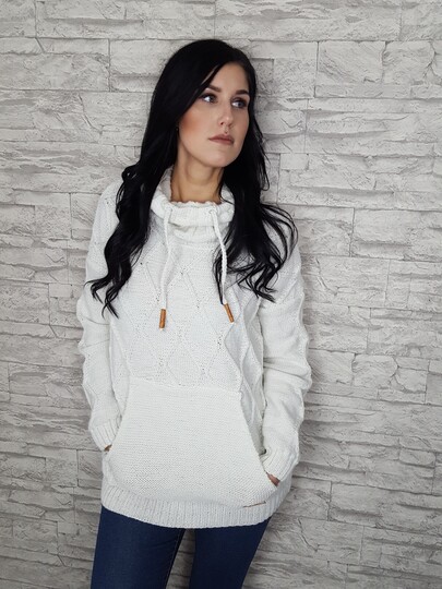 66 Strickanleitung Pullover snow withe