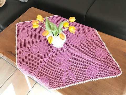 Häkeln / Ostern / Tischdecke