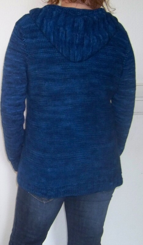 Strickanleitung Jacke ohne Nähte "Twining"