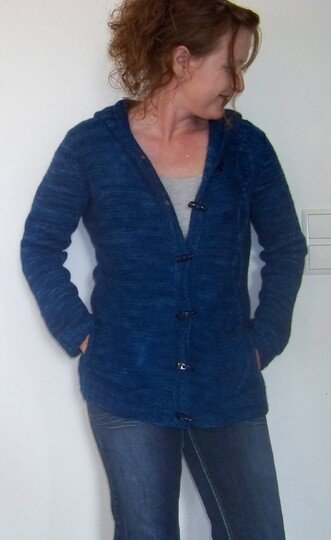 Knitting Pattern Hooded Cardigan – Seamless Knitted Jacket Twinning