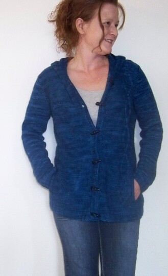 Knitting Pattern Hooded Cardigan – Seamless Knitted Jacket Twinning