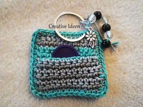 Chiptäschen gehäkelt