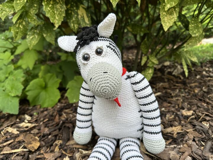 Häkelanleitung - Zacharias Zebra