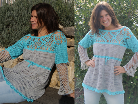 Tunika Romantik (Gr. S - XL) 