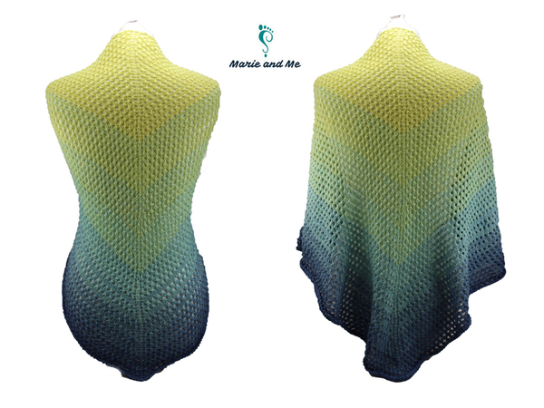 Aschenputtel - triangle shawl (knitting)