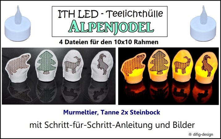 Stickdatei Ith LED-Alpenjodel